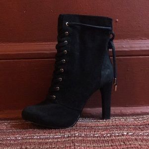 INC Suede Booties